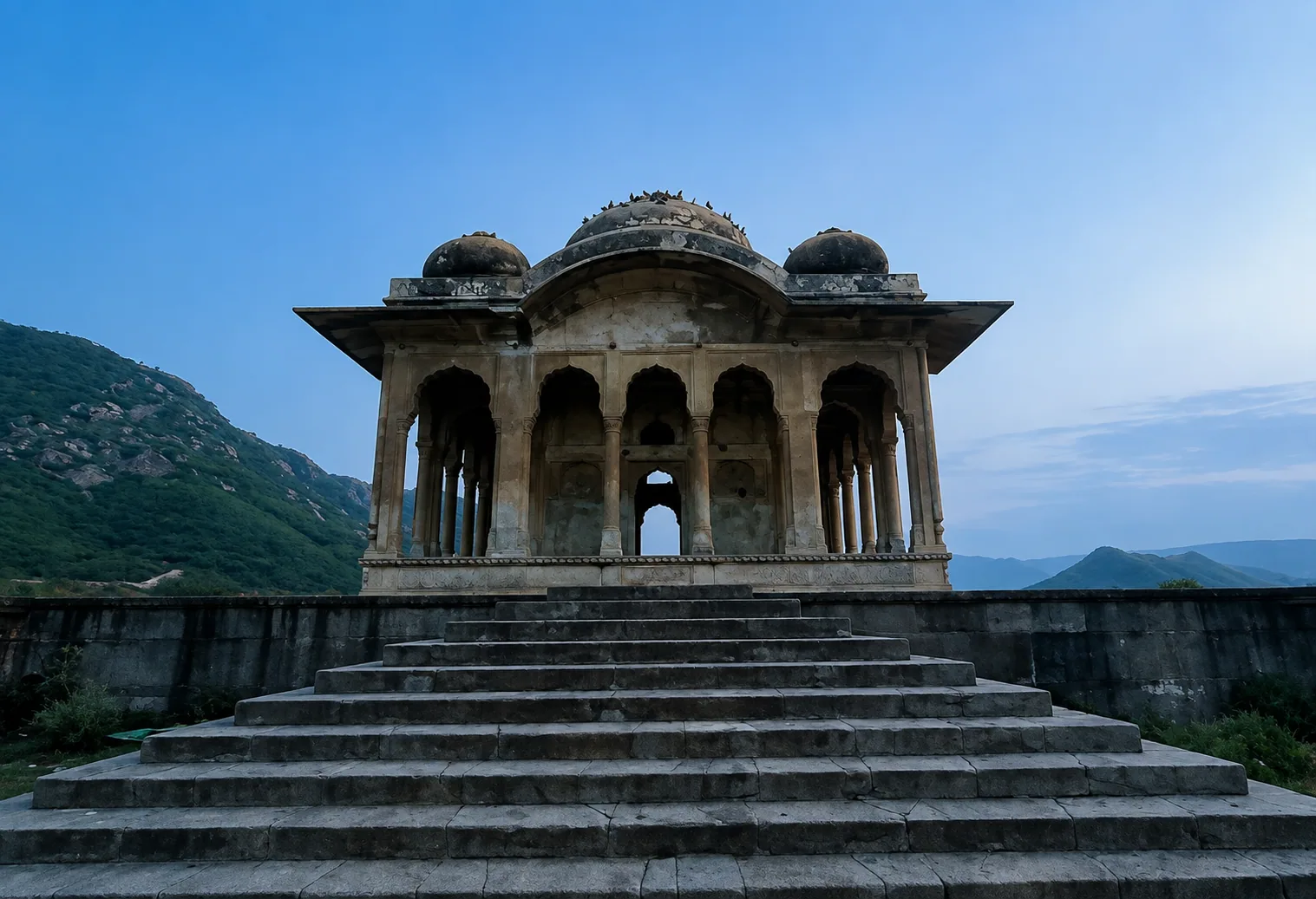 Waiting outside Bhangarh Fort before sunrise by Himanshu Rastogi